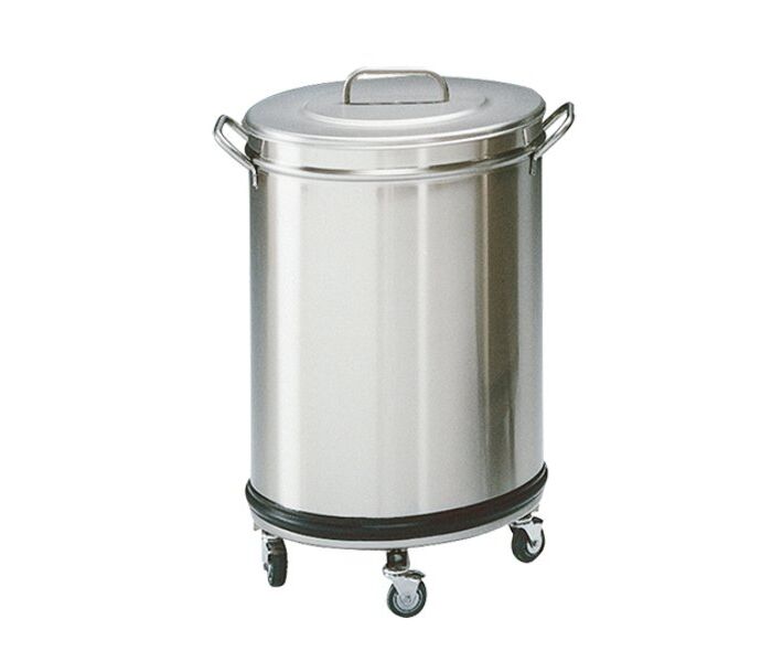 AFVALCONTAINER RVS ø40x60CM
