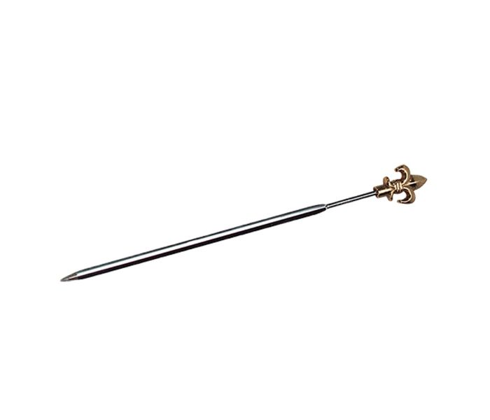 E015.029 SIERPEN,MESSING/RVS LELIE 30CM