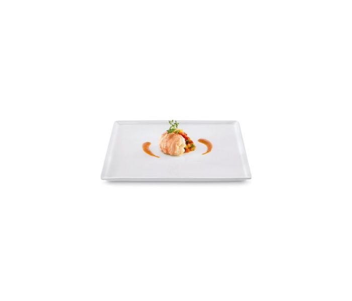 BORD PLAT VIERKANT 25CM ALLSPICE