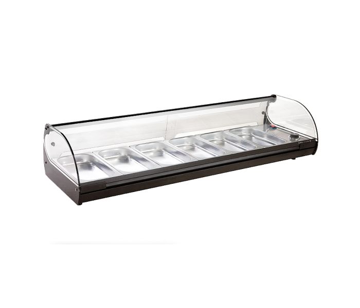Foto warmhoudvitrine