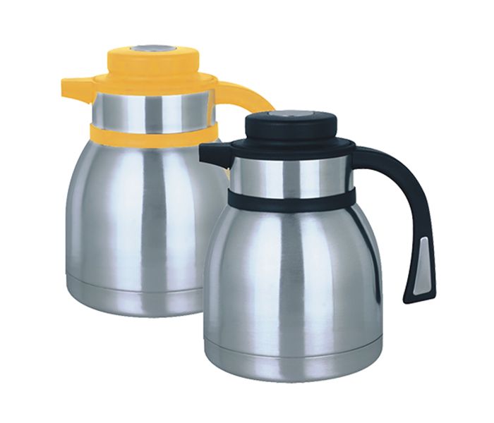 Foto thermos geel/zwart