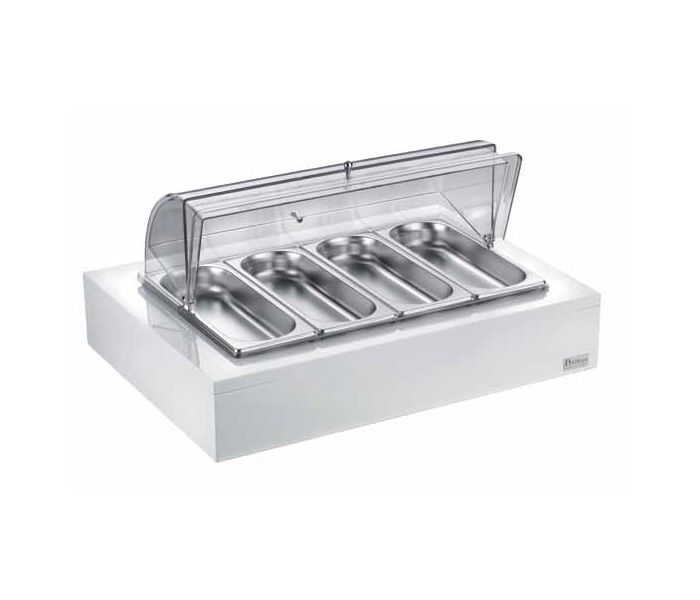BUFFETDEEL GEKOELD 4-BAKS WIT
