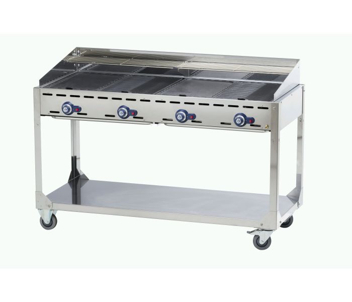 Green Fire bbq met 4 branders
