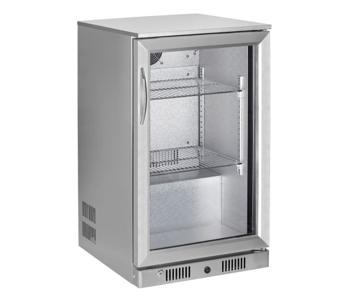 BARKOELER 1-GLASDEUR RVS LG
