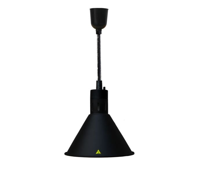 WARMHOUDLAMP ZWART