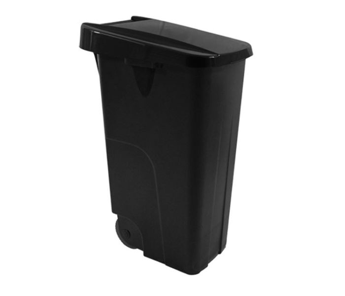 AFVALCONTAINER ZWART 85LTR