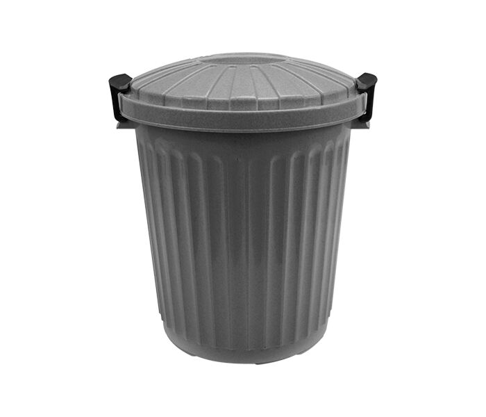 AFVALBAK GRIJS ø35CM M. DEKSEL