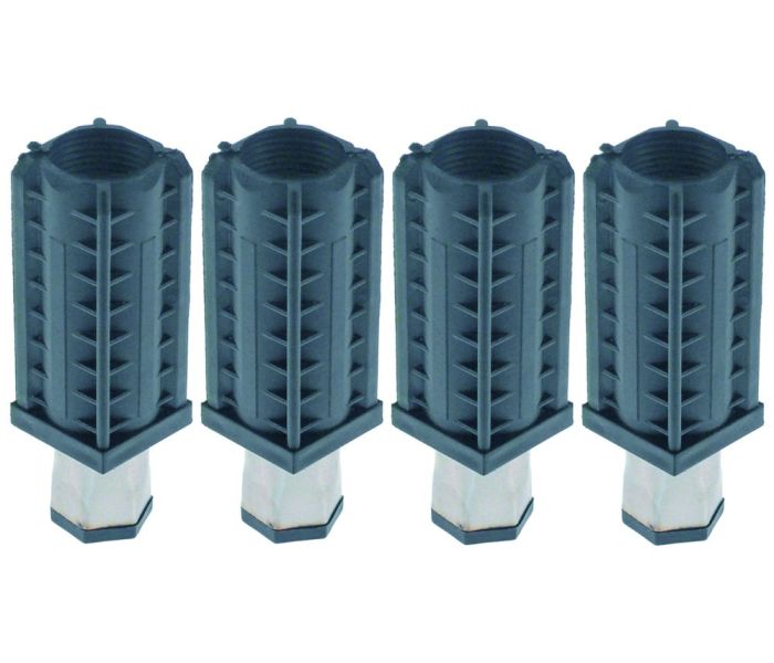 RVS STELPOOT 40x40 SET 4 STUKS