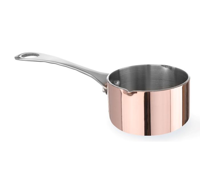 STEELPANNETJE MET SCHENKTUIT
