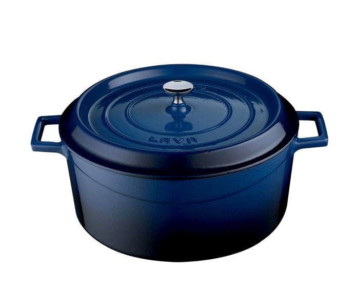 CASSEROLE ROND Ø 20CM BLAUW