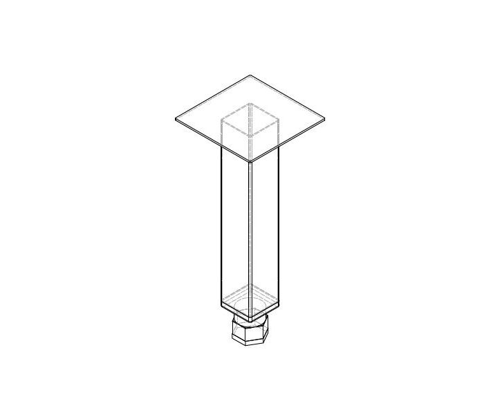 VERHOGINGSPOOT 40/40 250MM