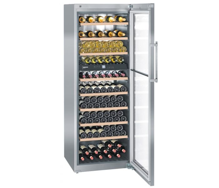 WIJNKLIMAATKAST RVS WTes 5972