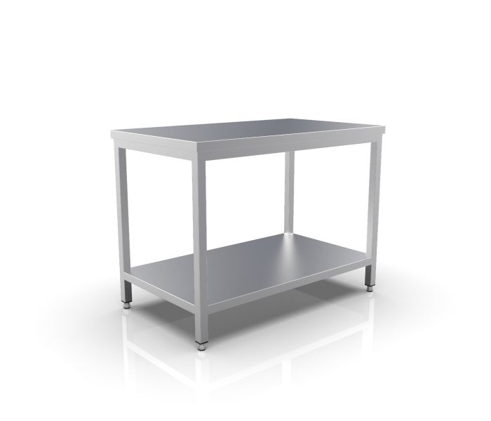 RVS WERKTAFEL 1200X700X900