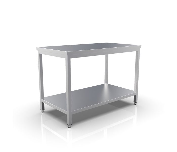 RVS WERKTAFEL 1300X700X900