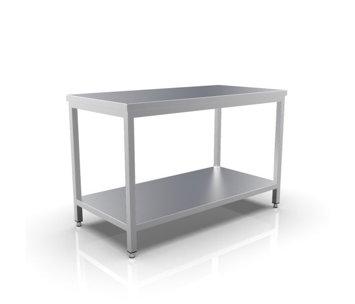 RVS WERKTAFEL 1400X700X900
