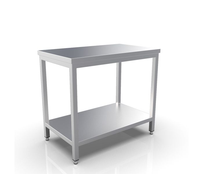 RVS WERKTAFEL 1000X600X900