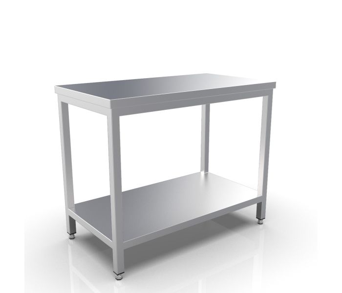 RVS WERKTAFEL 1100X600X900