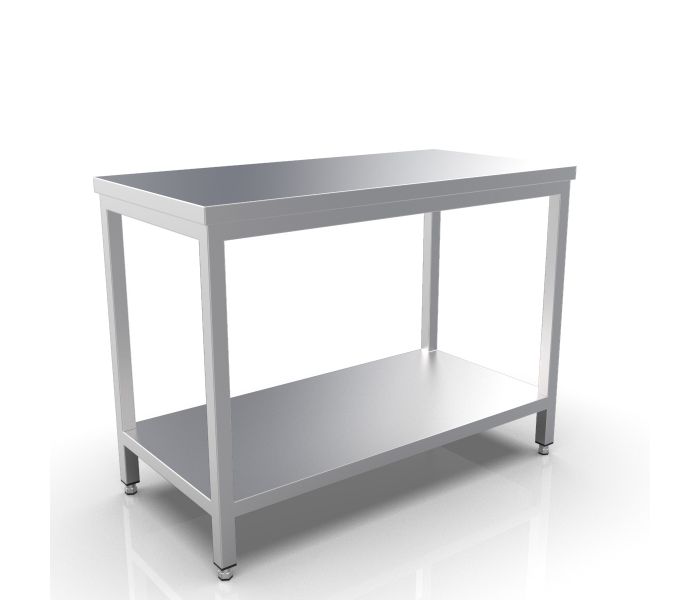 RVS WERKTAFEL 1200X600X900