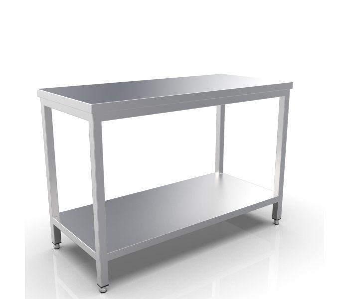 RVS WERKTAFEL 1300X600X900
