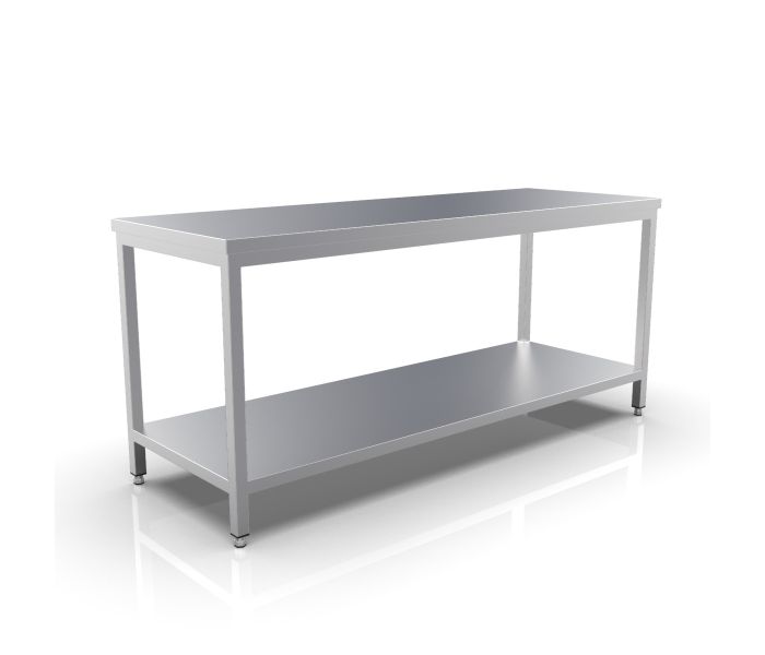 RVS WERKTAFEL 2100X700X900