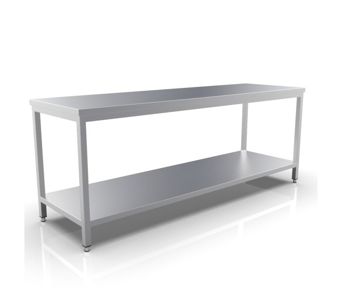RVS WERKTAFEL 2400X700X900