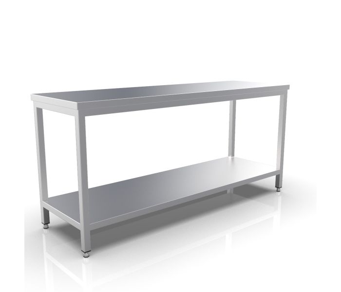 RVS WERKTAFEL 1900X600X900