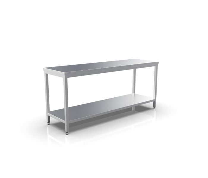 RVS WERKTAFEL 2000X600X900