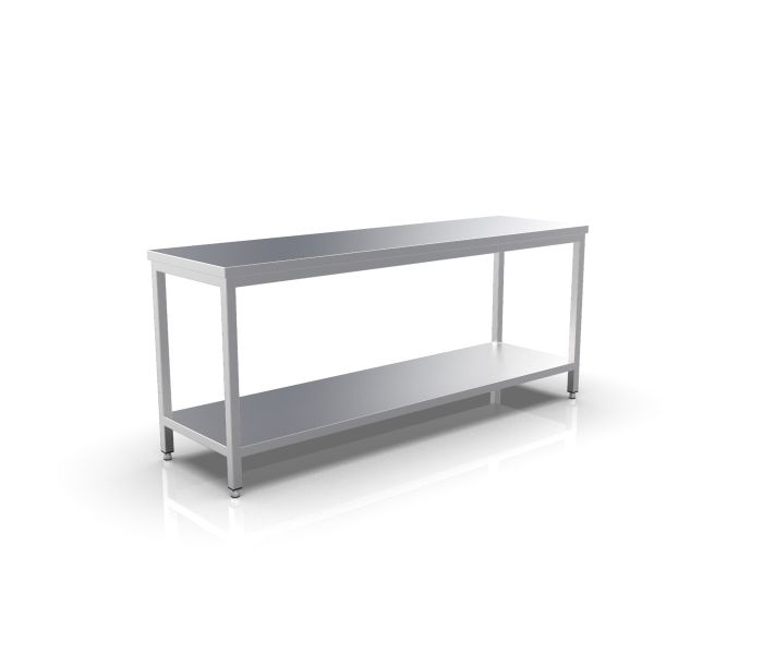 RVS WERKTAFEL 2100X600X900