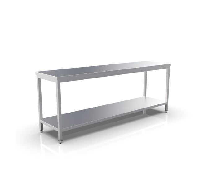 RVS WERKTAFEL 2300X600X900