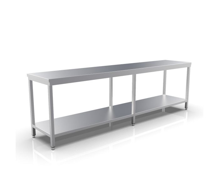 RVS WERKTAFEL 2900X600X900