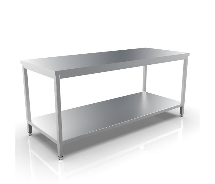 RVS WERKTAFEL 2000X800X900