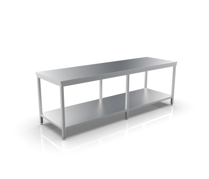 RVS WERKTAFEL 2600X800X900