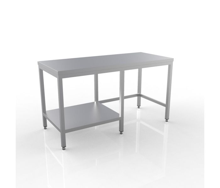 RVS WERKTAFEL 1600X600X900