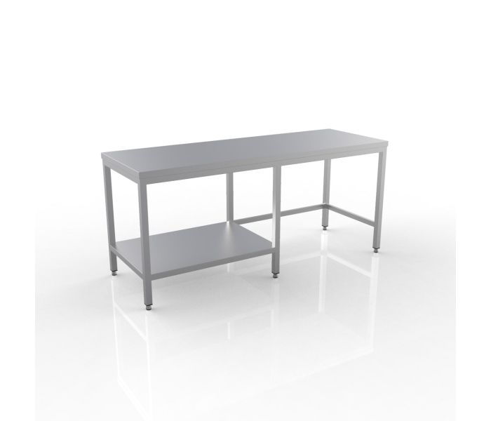 RVS WERKTAFEL 2000X600X900