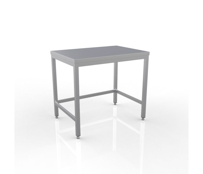 RVS WERKTAFEL 1000X600X900