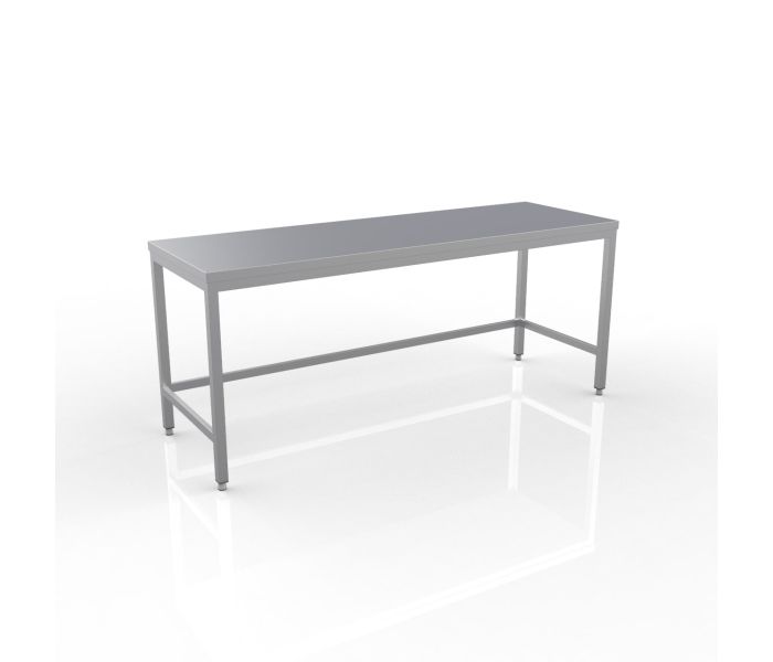 RVS WERKTAFEL 2100X600X900
