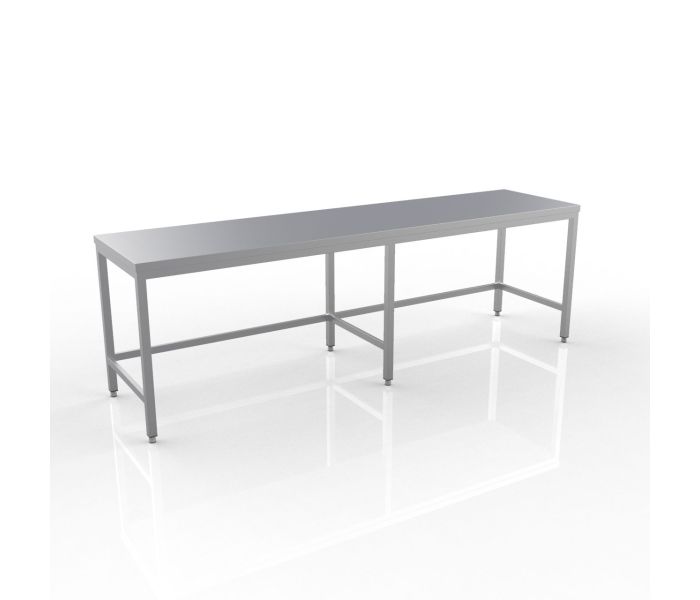 RVS WERKTAFEL 2800X600X900