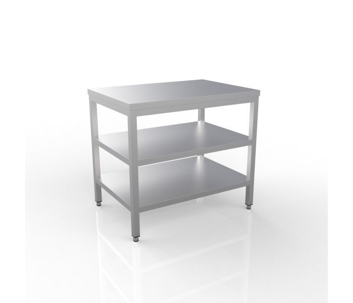 RVS WERKTAFEL 1000X600X900