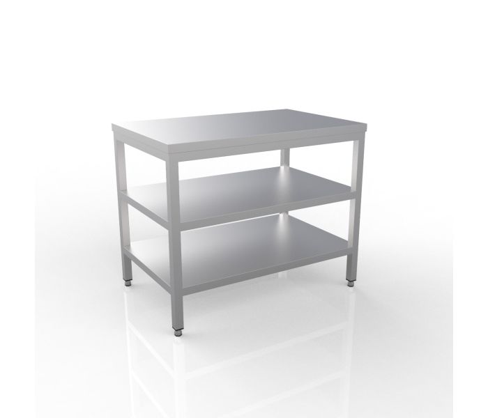 RVS WERKTAFEL 1100X600X900