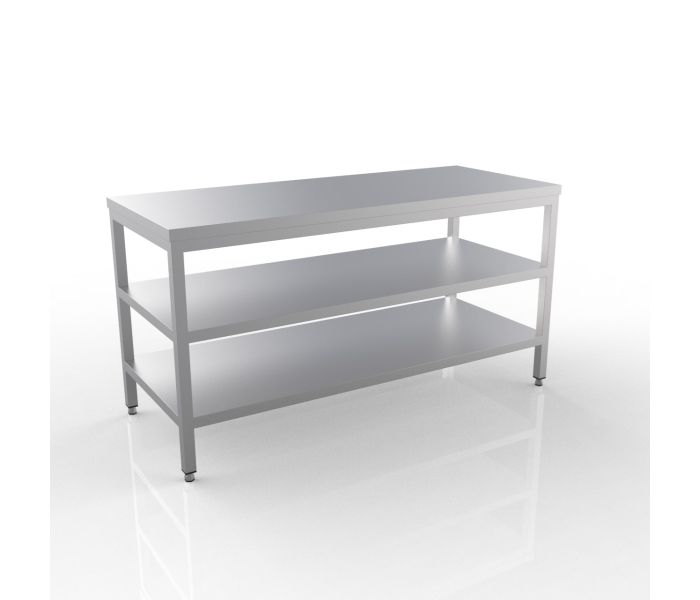 RVS WERKTAFEL 1700X600X900
