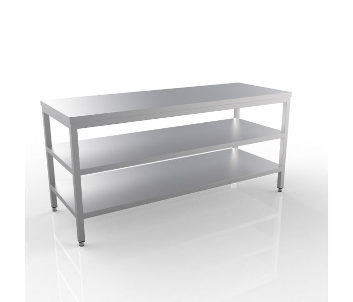 RVS WERKTAFEL 1900X600X900