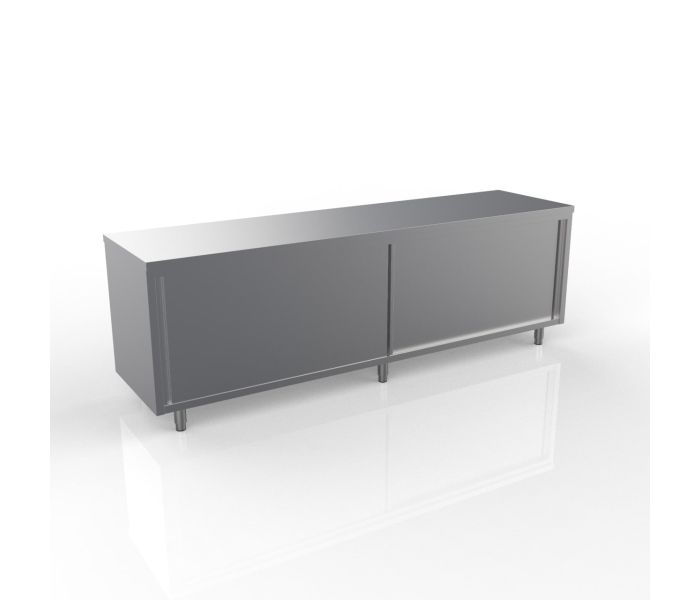 RVS WERKTAFEL 2700X600X900