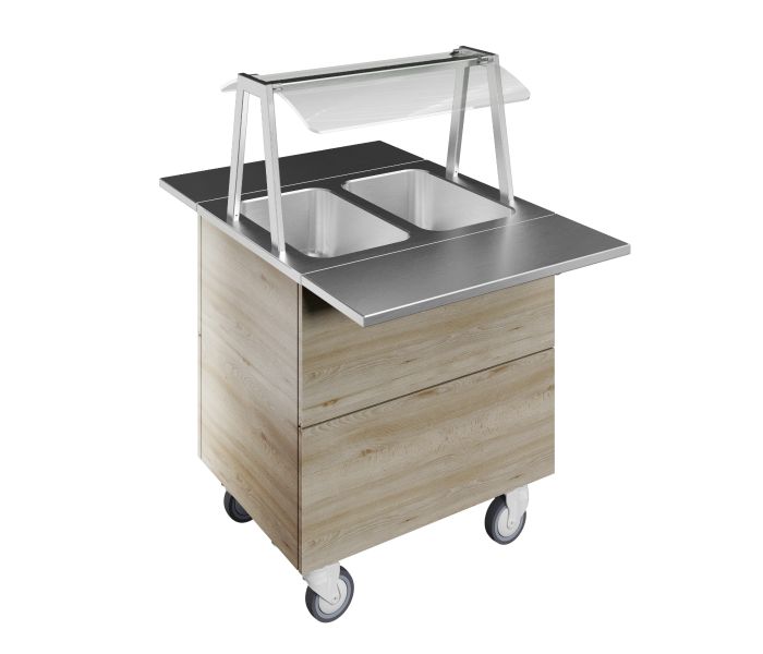 BAIN MARIE UNIT 2/1 GN F02H2AW