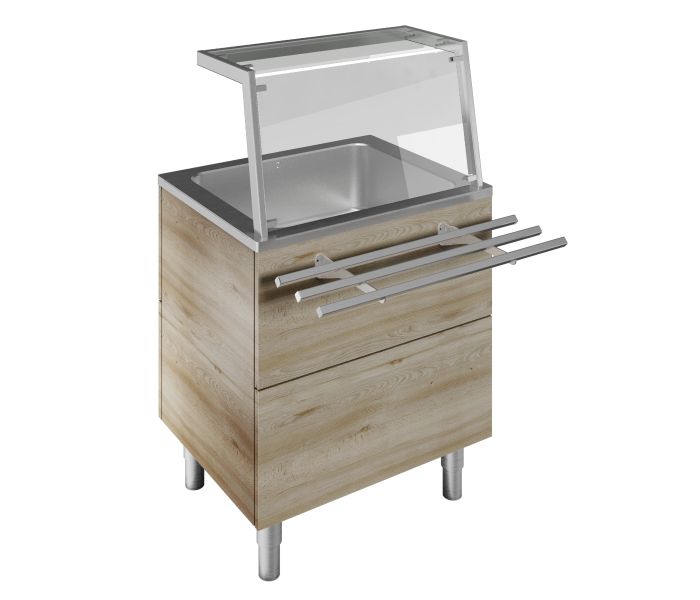 BAIN MARIE UNIT 2/1 GN F01H2AF