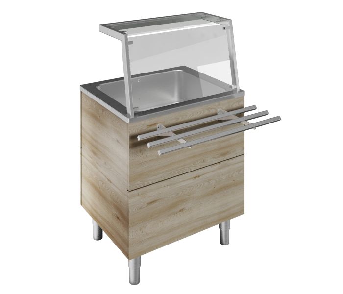 BAIN MARIE UNIT 2/1 GN F03H2AF