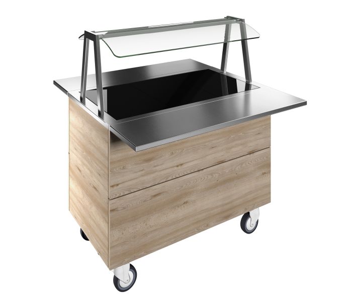OPSTAND MET LED 3/1 GN F04H3AW