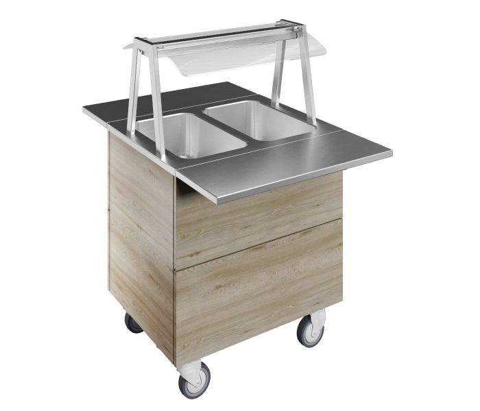 BAIN MARIE UNIT 2/1 GN F02H2AW
