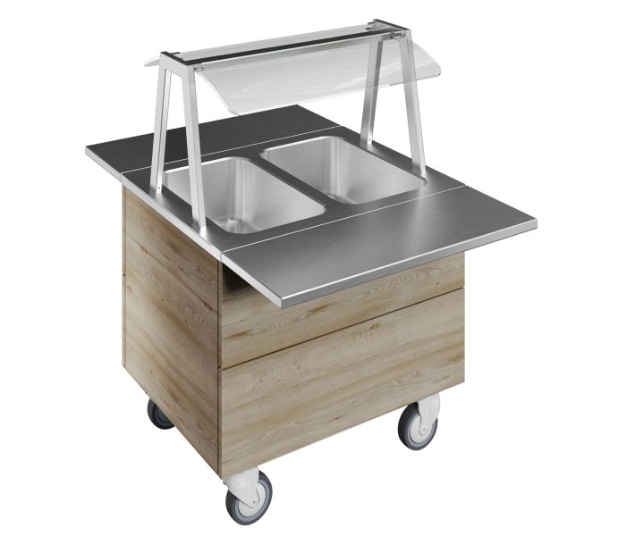 BAIN MARIE UNIT 2/1 GN F02H2KW