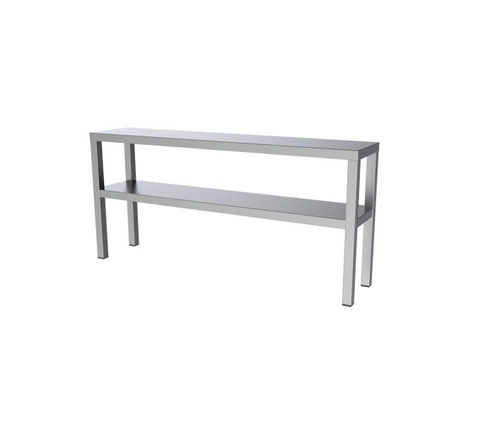 ETAGERE DUBBEL ONVERW. 140 CM