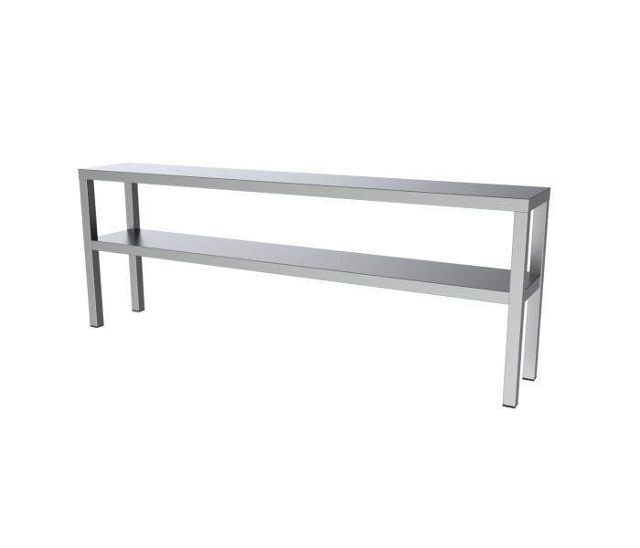 ETAGERE DUBBEL ONVERW. 180 CM